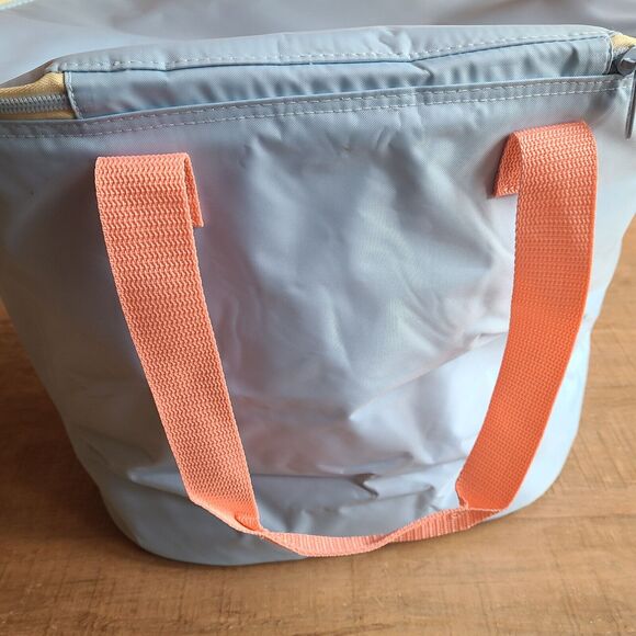 Thirty‎ One Round About Cooler Thermal Bag Embroidered Color Block NEW 14" x 15" - Picture 3 of 8
